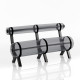 Banc de jardin gonflable ZIBA 3 personnes en aluminium et PVC - Mojow Design