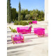 Table basse de jardin gonflable YOKO EKO en bois et TPU - Mojow Design