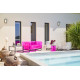 Canapé de jardin gonflable YOMI EKO aluminium et TPU - Mojow Design
