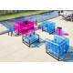 Tabouret de jardin gonflable FLOOFY aluminium et TPU - Mojow Design