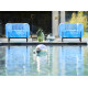 Fauteuil de jardin gonflable YOMI EKO en aluminium et TPU - Mojow Design