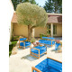 Fauteuil de jardin gonflable YOKO EKO en bois et TPU - Mojow Design