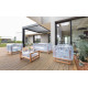 Canapé de jardin gonflable YOMI EKO bois et TPU - Mojow Design