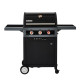 Barbecue gaz 3 brûleurs Boston Black 3 Turbo Brasero