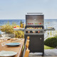 Barbecue gaz 3 brûleurs Boston Black 3 Turbo Brasero