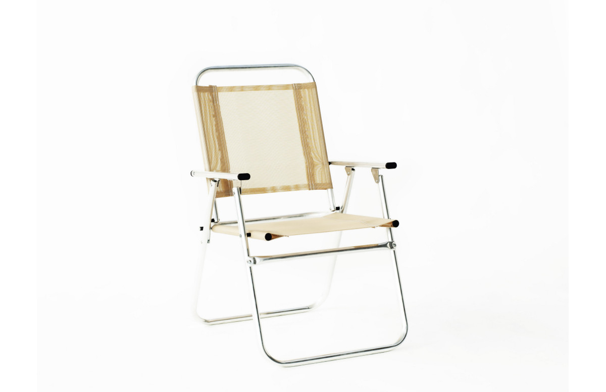 Fauteuil pliant CAMELIA en aluminium et textilène-Hevea Fauteuil pliant CAMELIA en aluminium et textilène-Hevea