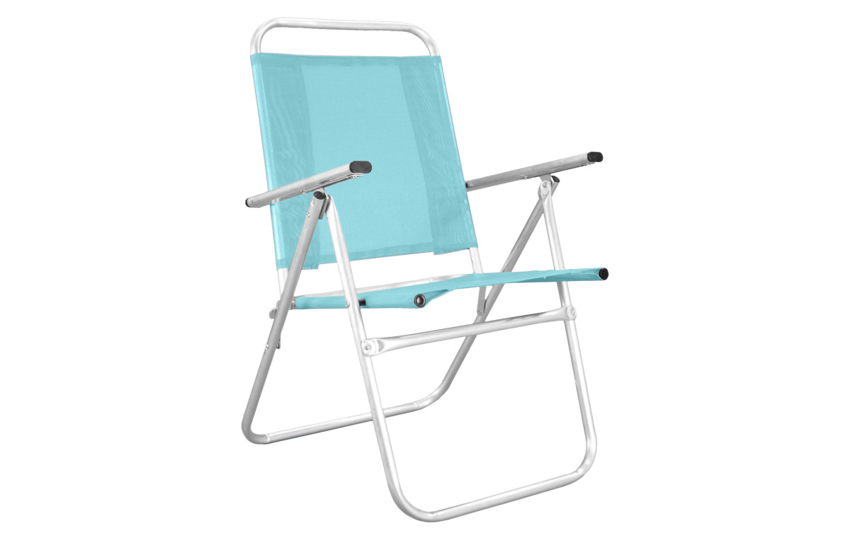 Fauteuil CAMELIA pliant multi-positions en aluminium et textilène-Hevea Fauteuil CAMELIA pliant multi-positions en aluminium et textilène-Hevea