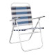 Fauteuil CAMELIA pliant multi-positions en aluminium et textilène-Hevea