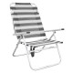 Grand Fauteuil pliant BORA en aluminium et textilène-Hevea