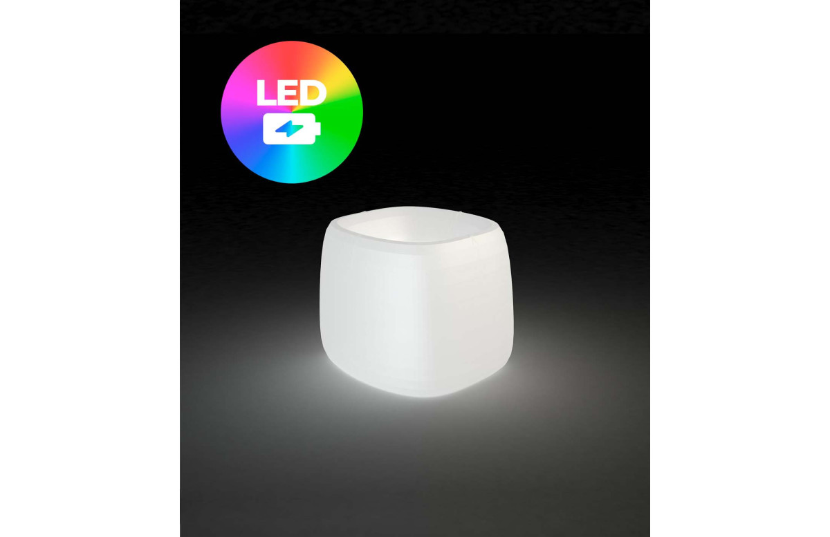 Pot de fleur 31x35x27 STUDIO PLANTERS Led RGBW et batterie par Studio Vondom - Vondom Pot de fleur 31x35x27 STUDIO PLANTERS Led RGBW et batterie par Studio Vondom - Vondom