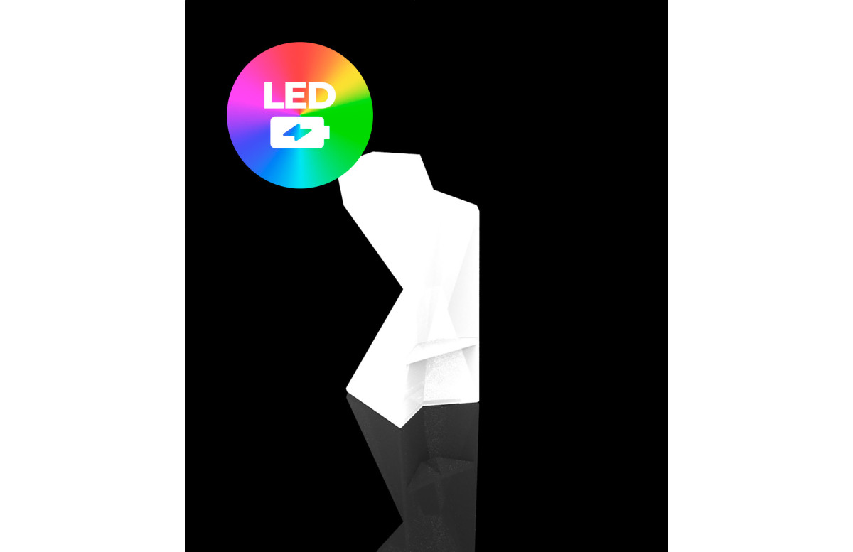 Tabouret design Vertex, Vondom LED RGB à batterie Tabouret design Vertex, Vondom LED RGB à batterie