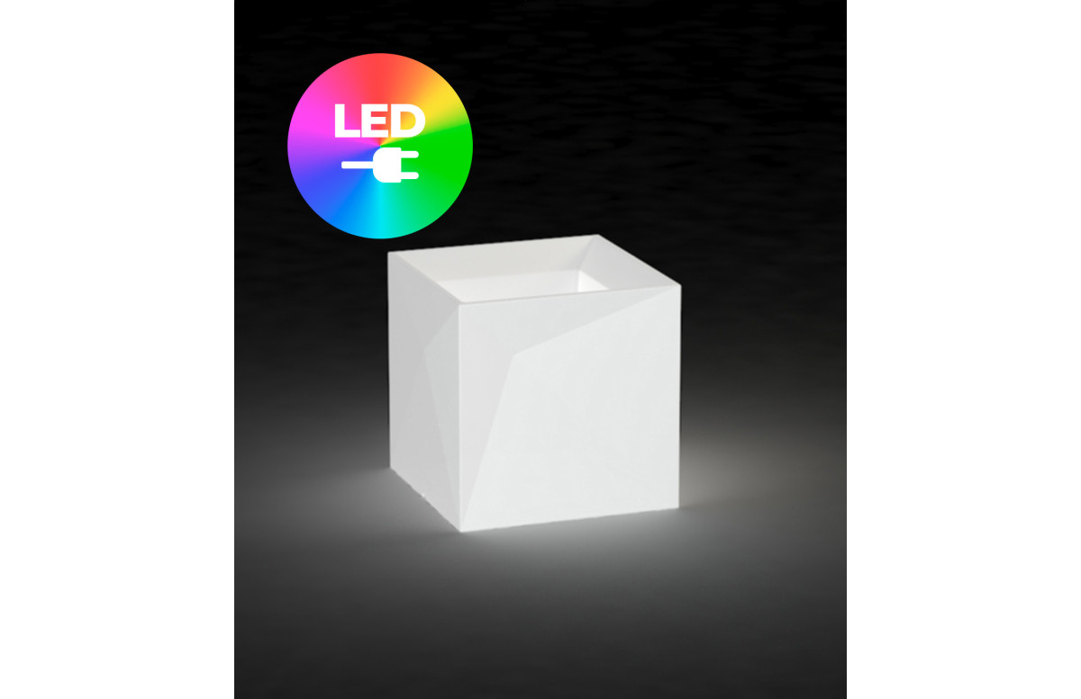 Pot de fleur FAZ Led RGBW et cable par Ramon Esteve - Vondom Pot de fleur FAZ Led RGBW et cable par Ramon Esteve - Vondom