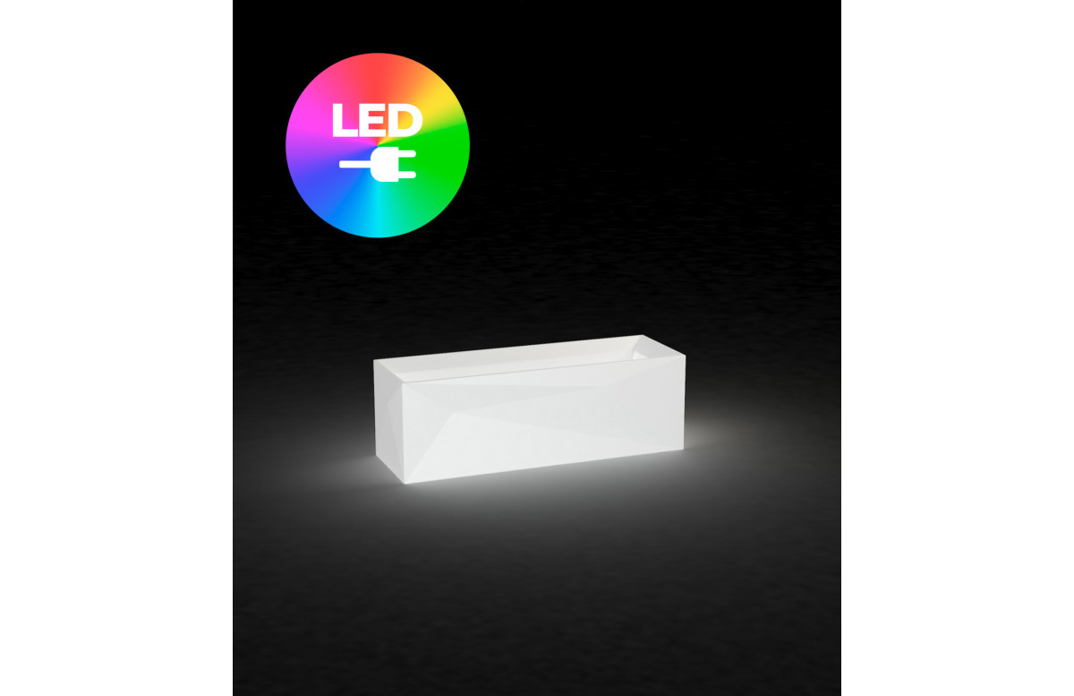 Pot de fleur FAZ Led RGBW et cable par Ramon Esteve - Vondom Pot de fleur FAZ Led RGBW et cable par Ramon Esteve - Vondom