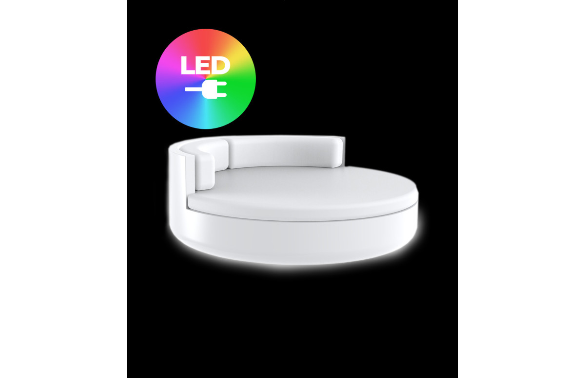Lit de jardin ULM Led RGBW et cable par Ramon Esteve - Vondom Lit de jardin ULM Led RGBW et cable par Ramon Esteve - Vondom