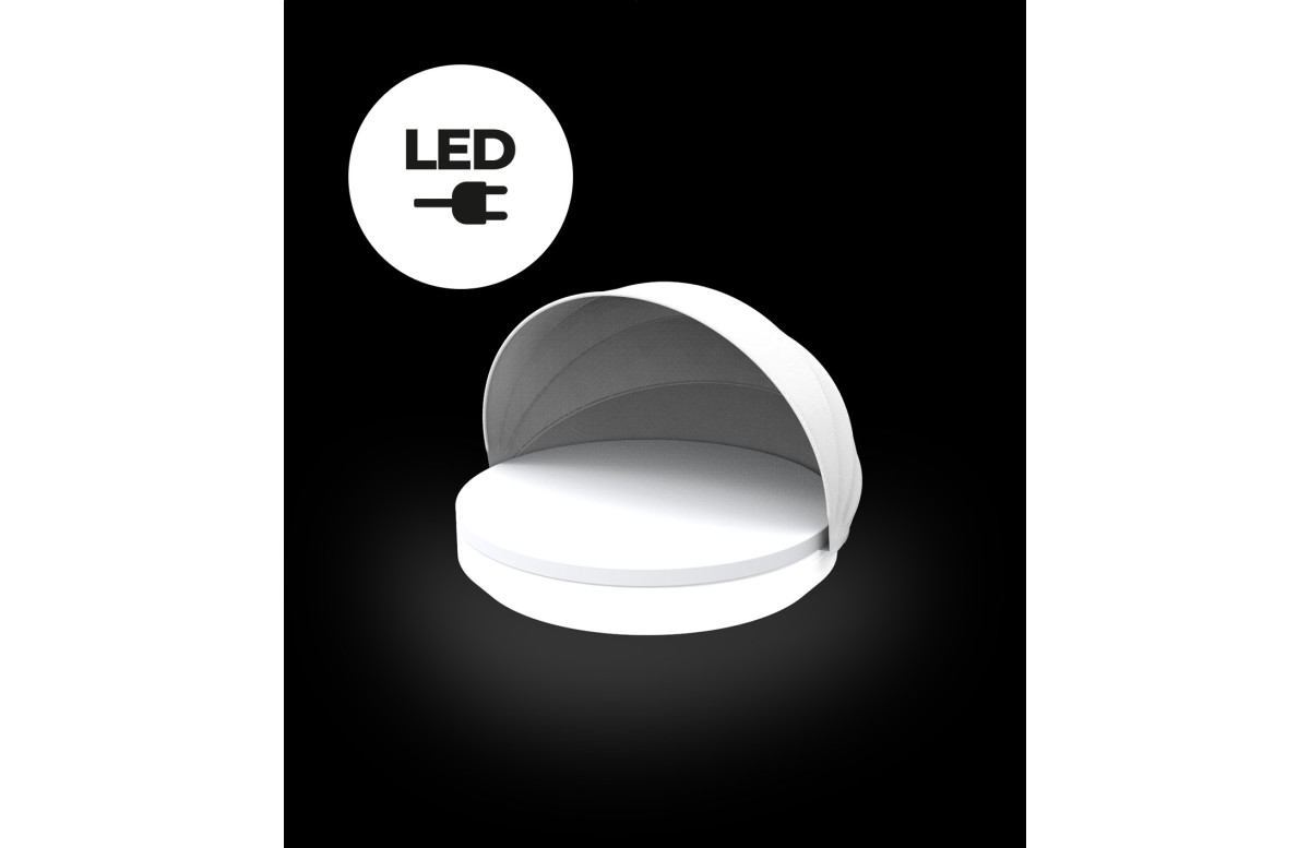 Lit de jardin VELA led blanc par Ramon Esteve - Vondom Lit de jardin VELA led blanc par Ramon Esteve - Vondom
