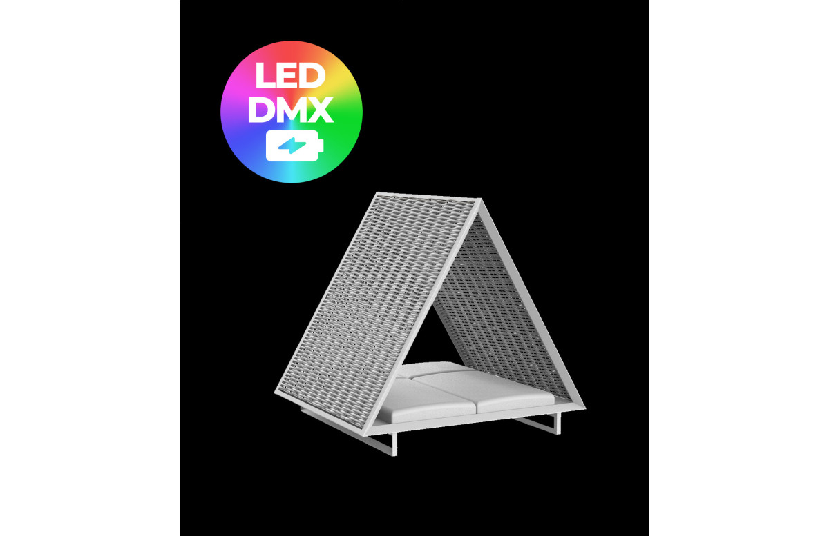Lit de jardin VINEYARD LED RGBW DMX* et cable par Ramon Esteve - Vondom Lit de jardin VINEYARD LED RGBW DMX* et cable par Ramon Esteve - Vondom