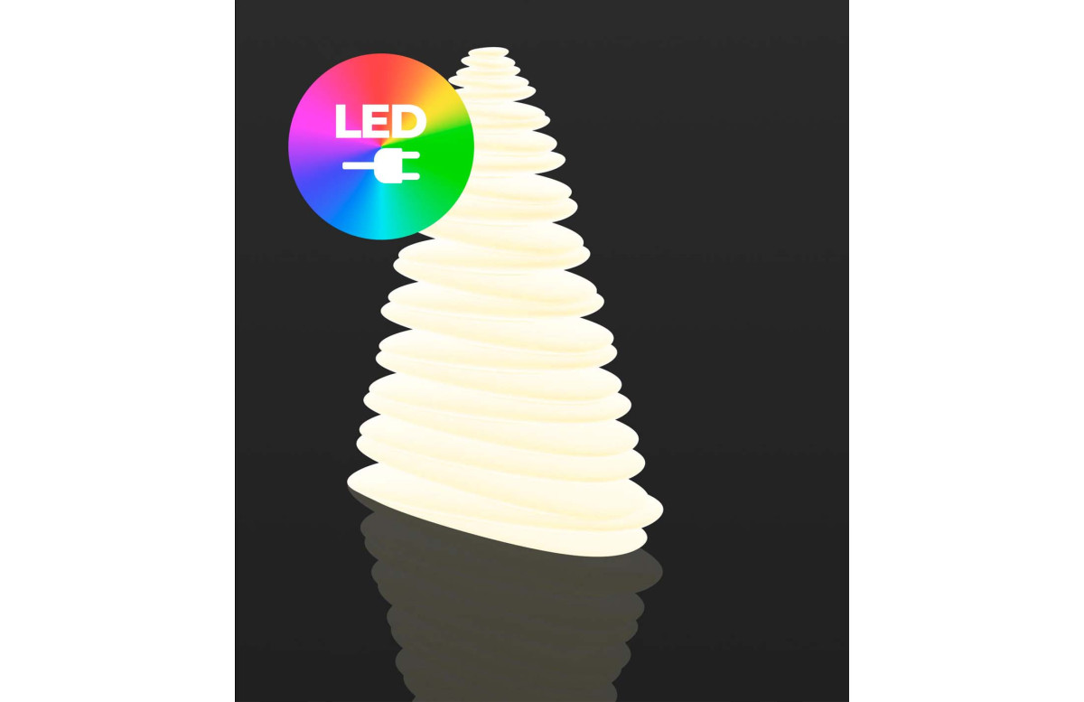 Lampe de jardin CHRISMY Led RGBW et cable par Teresa Sapey - Vondom Lampe de jardin CHRISMY Led RGBW et cable par Teresa Sapey - Vondom