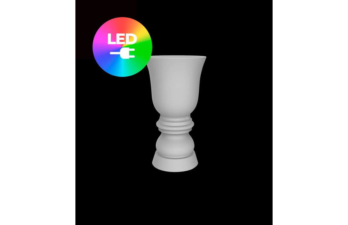 Pot de fleur SUAVE Led RGBW et cable par Marcel Wanders - Vondom Pot de fleur SUAVE Led RGBW et cable par Marcel Wanders - Vondom