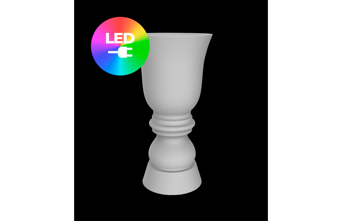 Pot de fleur SUAVE Led RGBW et cable par Marcel Wanders - Vondom Pot de fleur SUAVE Led RGBW et cable par Marcel Wanders - Vondom