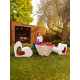 Table de jardin Agatha Ruiz de la Prada laqué par Agatha Ruiz de la Prada - Vondom