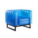 Fauteuil de jardin gonflable YOMI EKO lumineux en aluminium et TPU translucide - Mojow Design