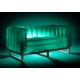 Canapé de jardin gonflable YOMI EKO lumineux en aluminium et TPU translucide - Mojow Design
