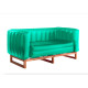 Canapé de jardin gonflable YOMI EKO lumineux bois et TPU translucide - Mojow Design