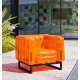 Fauteuil de jardin gonflable YOMI EKO en aluminium et TPU - Mojow Design