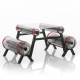 Table de jardin gonflable ZIBA 4 personnes en aluminium et PVC - Mojow Design