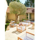 Table basse de jardin gonflable YOKO EKO en bois et TPU - Mojow Design