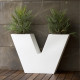 Pot de fleur 40x120x80 STUDIO PLANTERS basic par Studio Vondom - Vondom