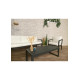 Salon de jardin ACAPULCO 5 personnes en aluminium et dralon-Hevea