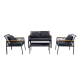 Salon de jardin bas 4 personnes Passy - MON JARDIN COSY