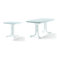 Lot de 2 Tables de jardin pliantes 2 et 4 personnes pieds Tulipe plateau Mecalit-pro - Sieger