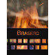 brasero KUBIK noir à Bois et charbon - Brasero