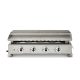 Plancha gaz SILVIA II G 4 feux inox Brasero