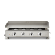 Plancha gaz SILVIA II G 4 feux inox Brasero