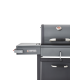 Barbecue Plancha Bi-Energy Gun Metal Brasero