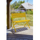 Banc de jardin en aluminium pliable MARIUS CITY GARDEN