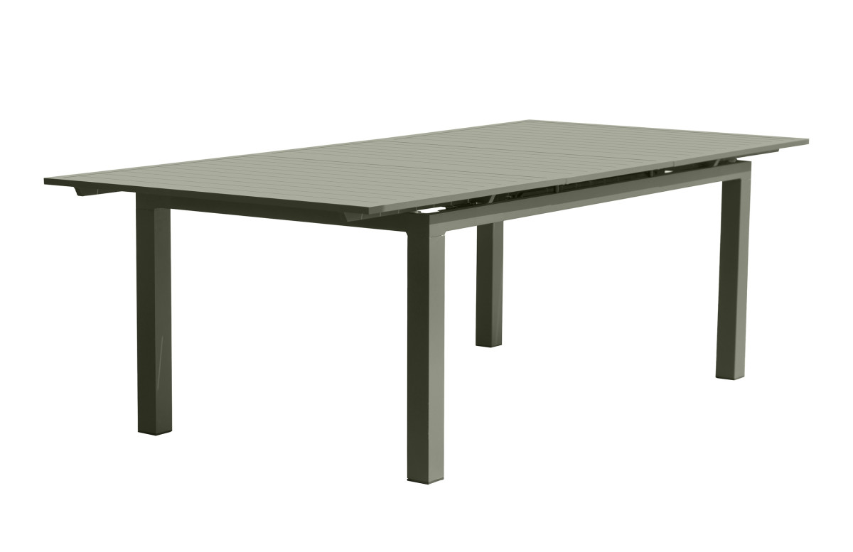 Ensemble table et chaises de jardin en aluminium DCB Garden 10 personnes noir Miami