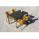 Ensemble table et chaises de jardin 4 personnes Ezpeleta Meet-Fado