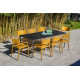 Ensemble table et chaises de jardin 8 personnes Ezpeleta Meet-Town