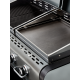 Plancha gaz 2 en 1 Margaux gris métallisé Brasero