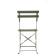 Chaise pliante en acier - Essenciel Green