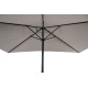 Parasol rectangulaire droit 2X3M en aluminium avec manivelle - Essenciel Green