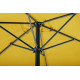 Parasol rectangulaire droit 2X3M en aluminium avec manivelle - Essenciel Green