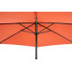 Parasol rond droit 3M en aluminium avec manivelle - Essenciel Green
