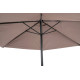 Parasol rond droit 3M en aluminium avec manivelle - Essenciel Green