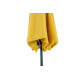 Parasol rond droit 3M en aluminium avec manivelle - Essenciel Green