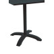 Table carrée en aluminium - Essenciel Green